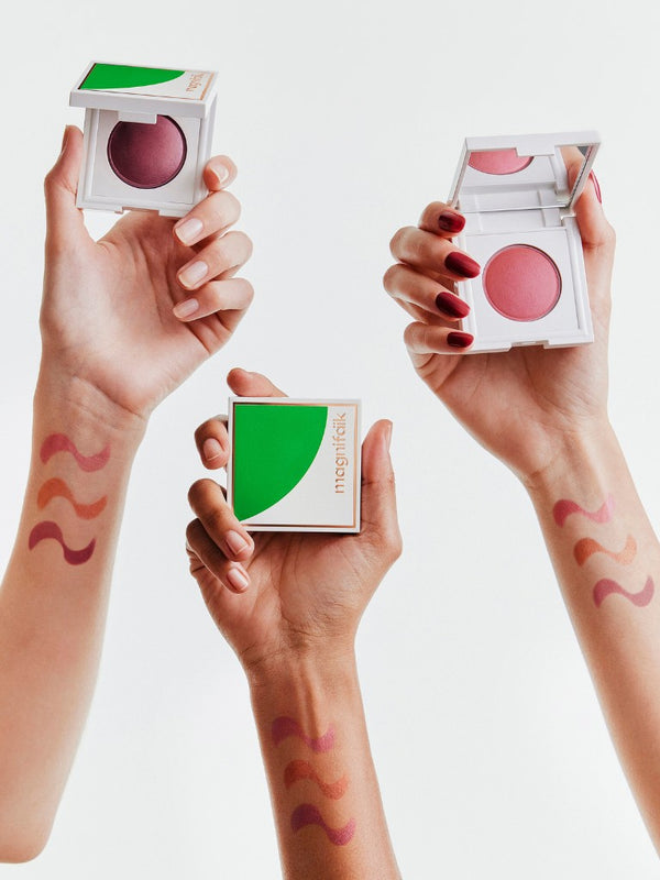 3 teintes de blush